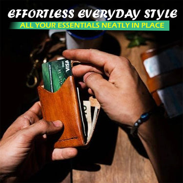 Slim PU Leather Wallet